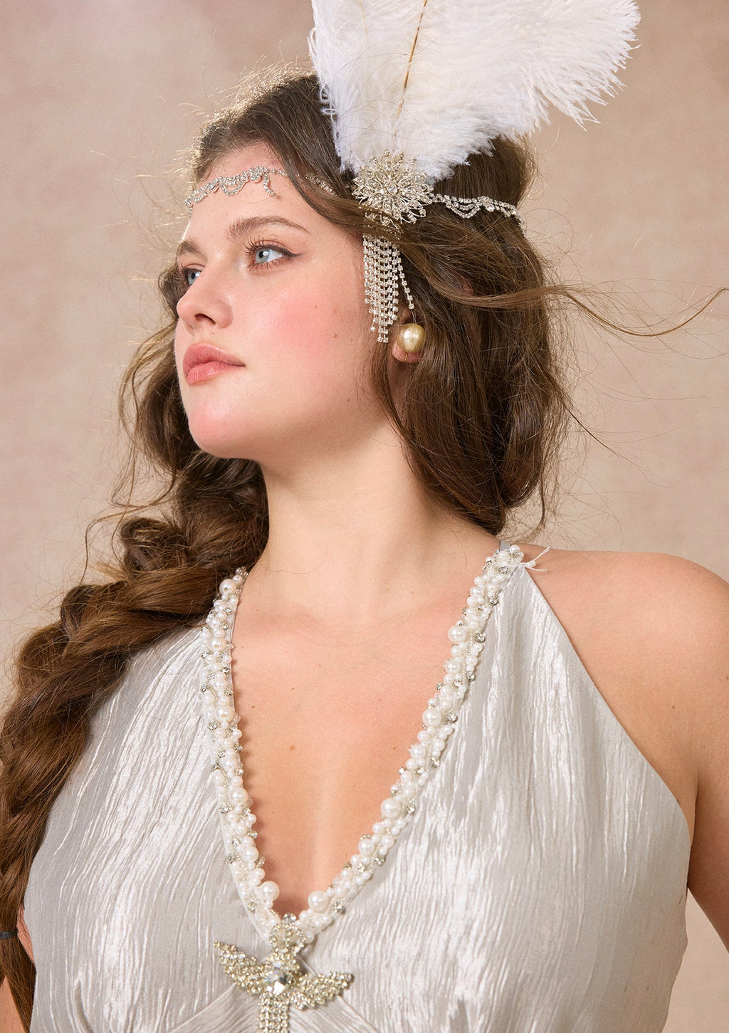 Curve&Plus Silver Light Serenade Dress