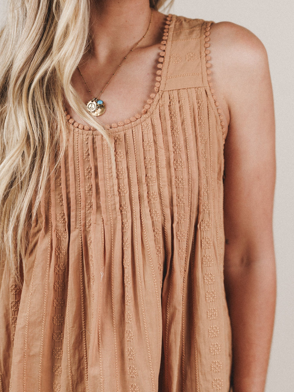 Blossom Dress  - Caramel
