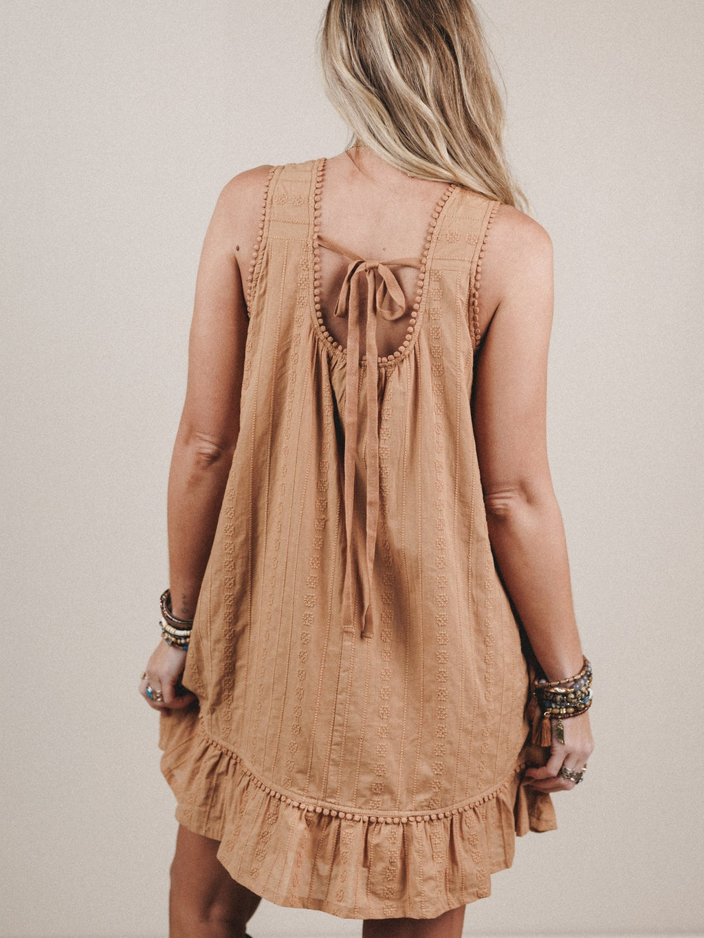 Blossom Dress  - Caramel