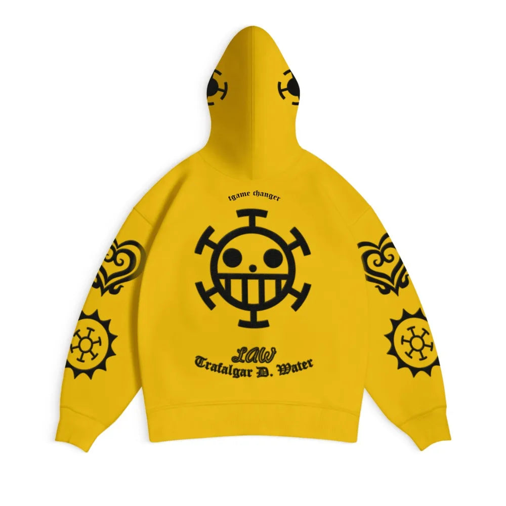 Men's Hoodie Sweater Heart Pirates Japanese Anime Summer Autumn Boy Children's Long Sleeve Y2k Parent-Child Pack