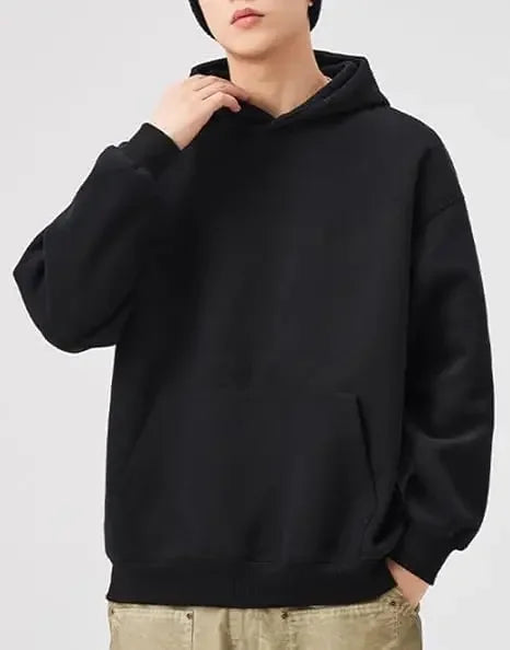 Khaki Hoodie Men Women Anime Character Print Pullover with Japanese Kanji Sleeve Design and Chest Logo Casual