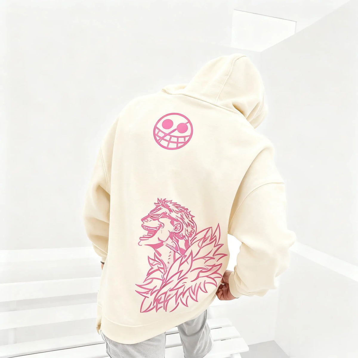 Oversized Anime One Piece Zoro Hoodie Jacket Men Women Streetwear Casual Pullover Sweatshirt Spring Autumn Y2k Long Sleeves Tops