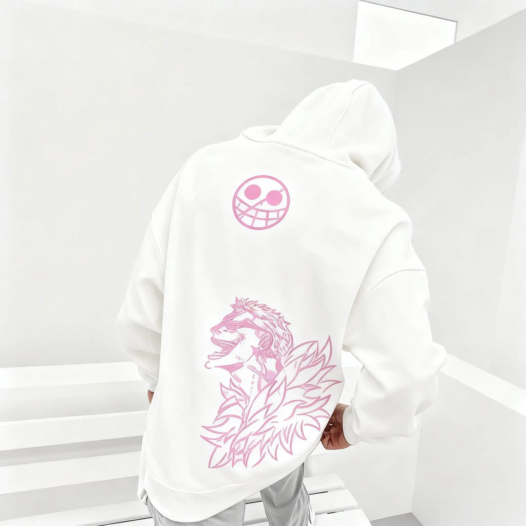 Oversized Anime One Piece Zoro Hoodie Jacket Men Women Streetwear Casual Pullover Sweatshirt Spring Autumn Y2k Long Sleeves Tops