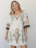 Chateau Chic Babydoll Tunic Dress - Sage - Pre Order
