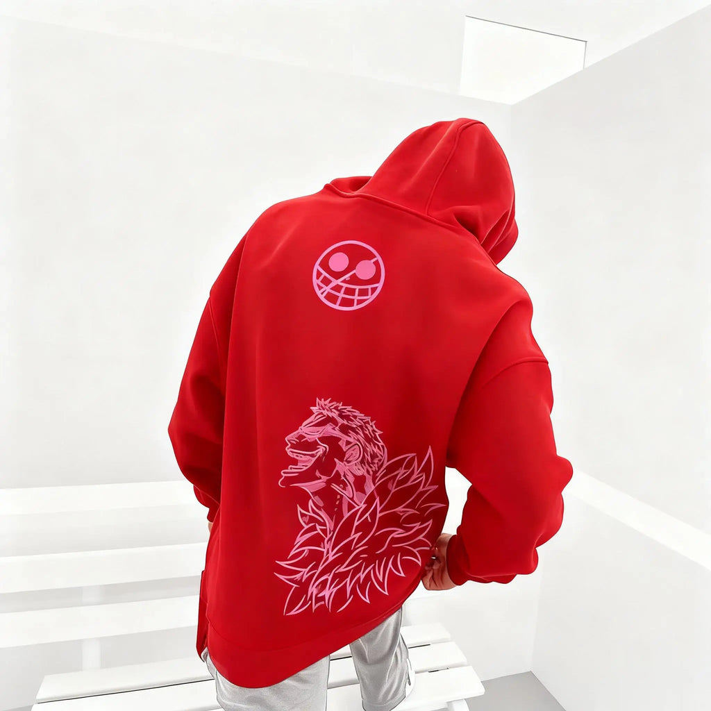 Oversized Anime One Piece Zoro Hoodie Jacket Men Women Streetwear Casual Pullover Sweatshirt Spring Autumn Y2k Long Sleeves Tops